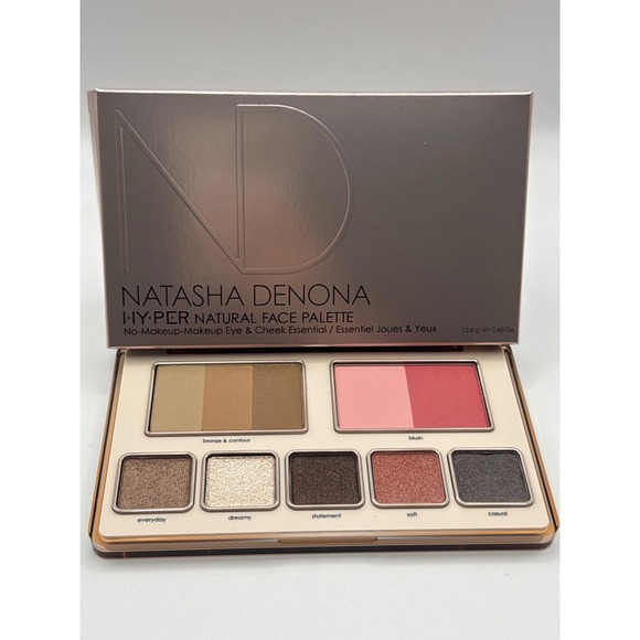 Natasha Denona Other - Natasha Denona HY-PER Natural Face Palette Eye Cheek Essential 12.8g BNIB‎